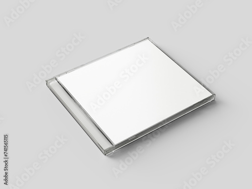 Blank CD jewel case mockup