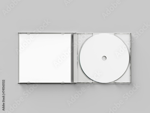 Blank CD jewel case mockup
