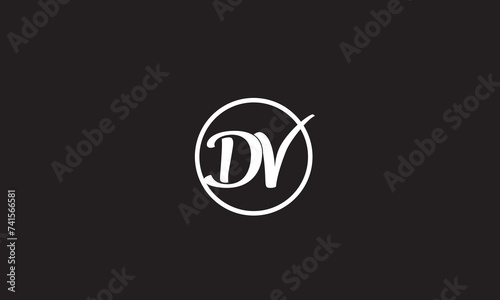 DV, VD, V , D , Abstract Letters Logo Monogram