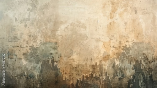 old paper canvas grunge background texture - generative ai