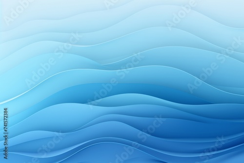 Baby Blue to Denim abstract fluid gradient design, curved wave in motion background for banner, wallpaper, poster, template, flier and cover