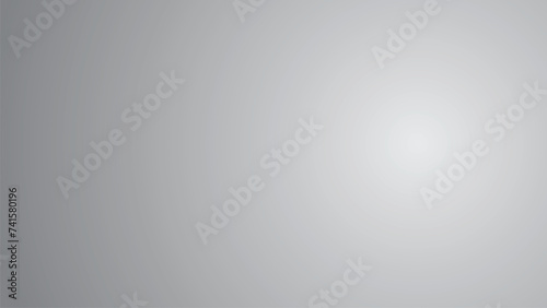 White and gray smooth gradient background wallpaper vector image for backdrop or presentation
