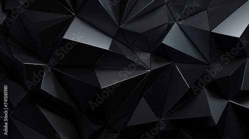 Abstract dark background illustration with geometric graphic elements