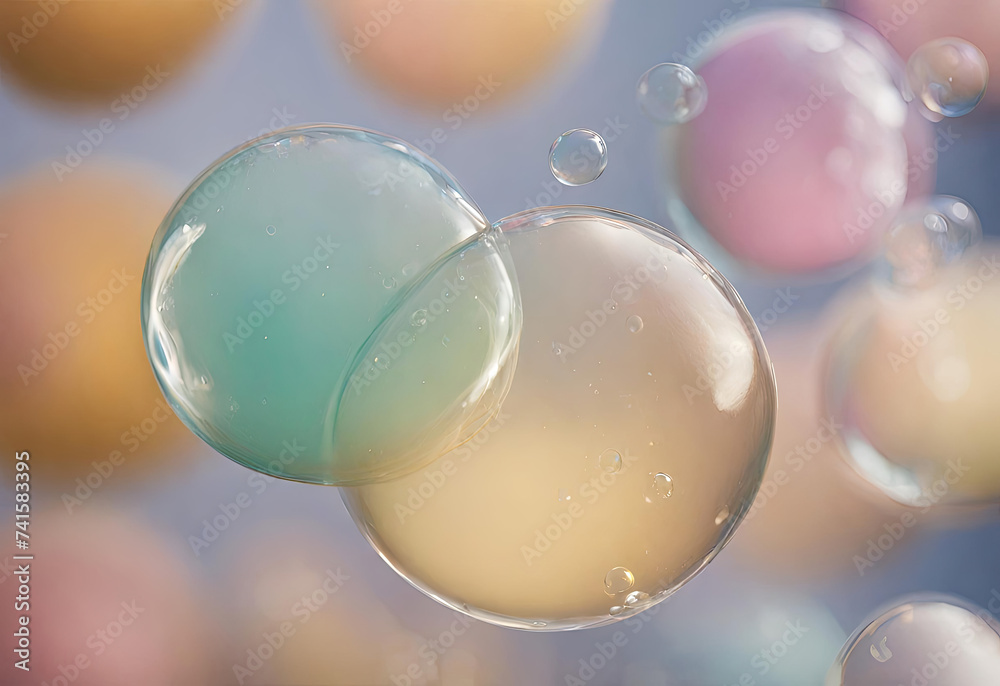 Fototapeta premium bubbles in the air