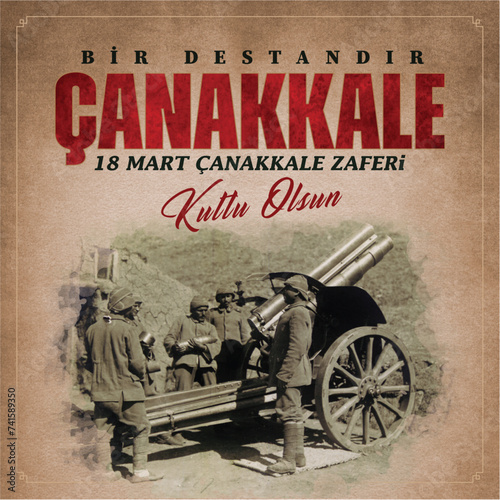 Canakkale Zaferi. 18 Mart 1915.