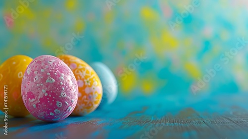 an easter egg decoration. Shifted multi photo stich. © Zain