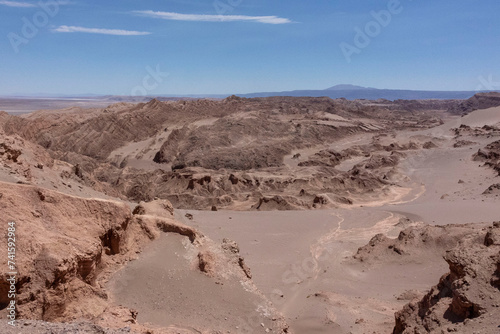 Valle de la Luna  Valley of the Moon  San Pedro de Atacama  Chile. Said to replicate the surface of the moon and used for astronaut training. 