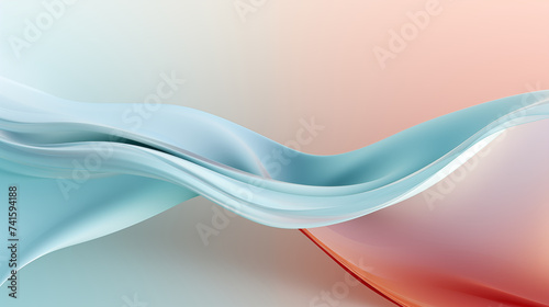 Abstract Gradient Ribbon, waves Flowing as a Background Design.