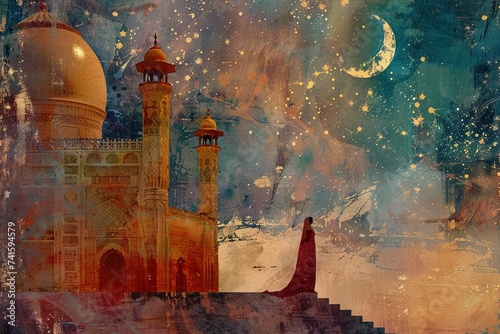Ramadan  Kareem   Greeting  Card © Zoya