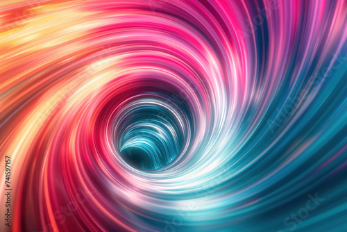 Abstract colorful swirl. A slide background for showcasing digital content. Background image. Created with Generative AI technology.