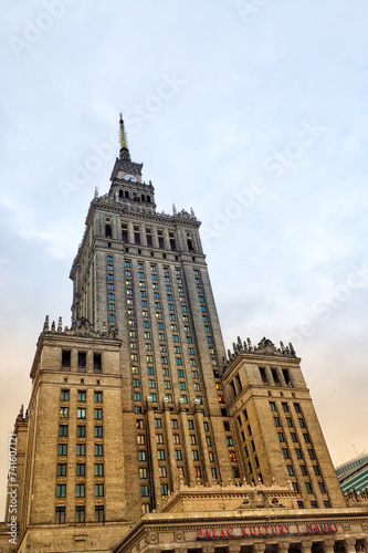 Palace of Culture and Science In Warsaw, Poland