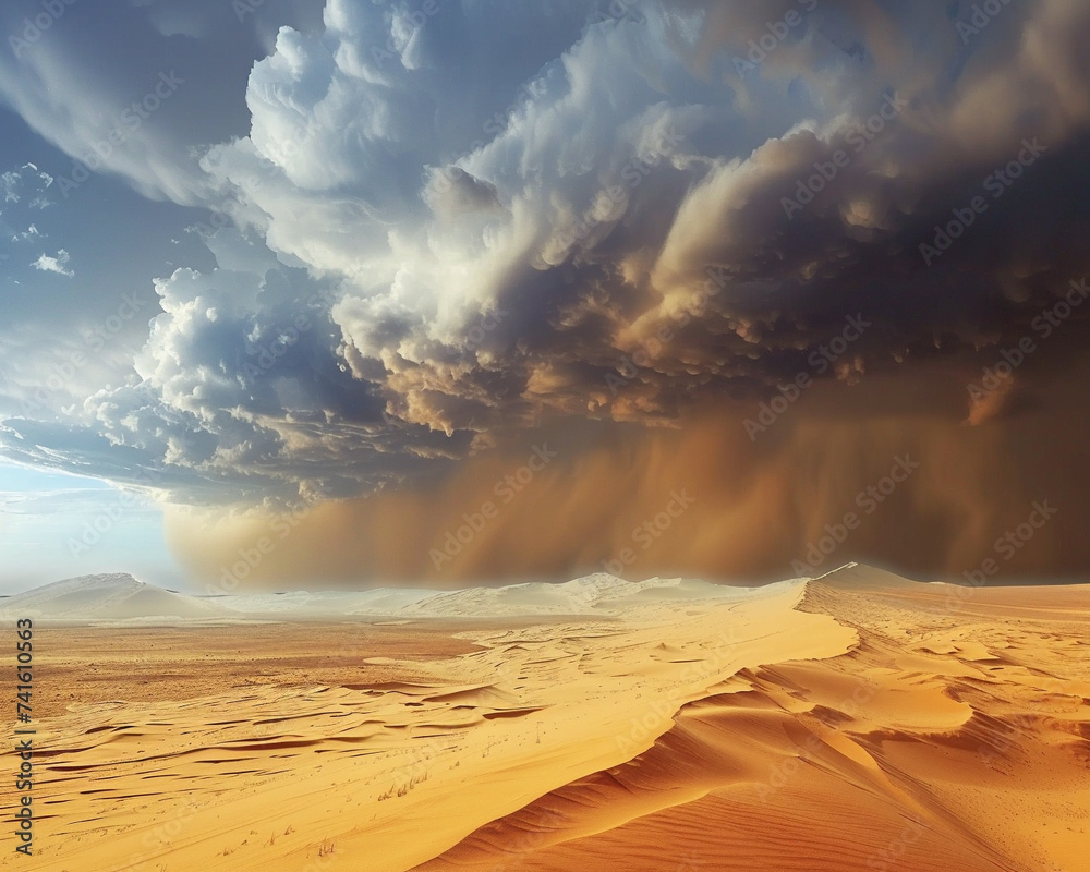 Earths stormy desert a unique challenge for 3D animators and illustrators-Enhanced