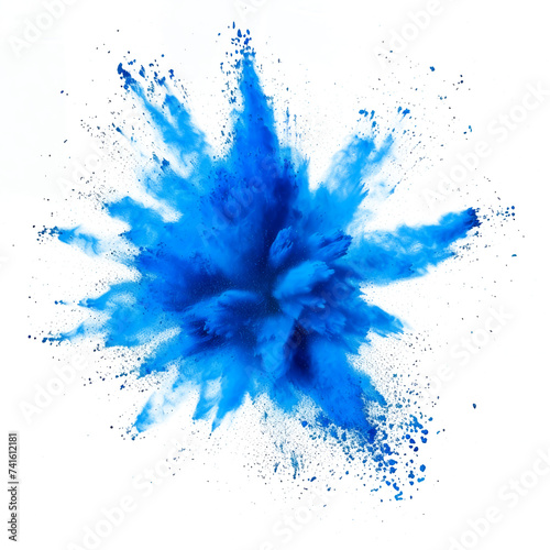Blue Powder Explosion