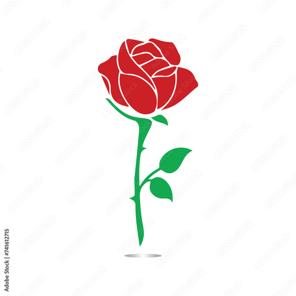Red roses hand drawn, Black line rose flowers inflorescence silhouettes isolated on white background. Icon roses collection. Red roses hand drawn, Black line rose flowers inflorescence silhouettes isolated on white background. Icon roses collection.