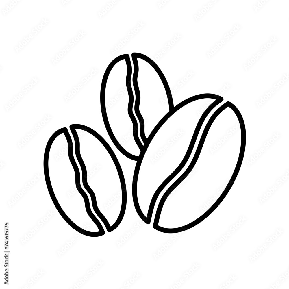 Outline Coffee Vector Outline Coffee Vector