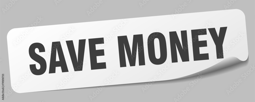 save money sticker. save money label save money sticker. save money label