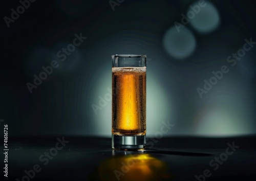 Glass of Beer on Table