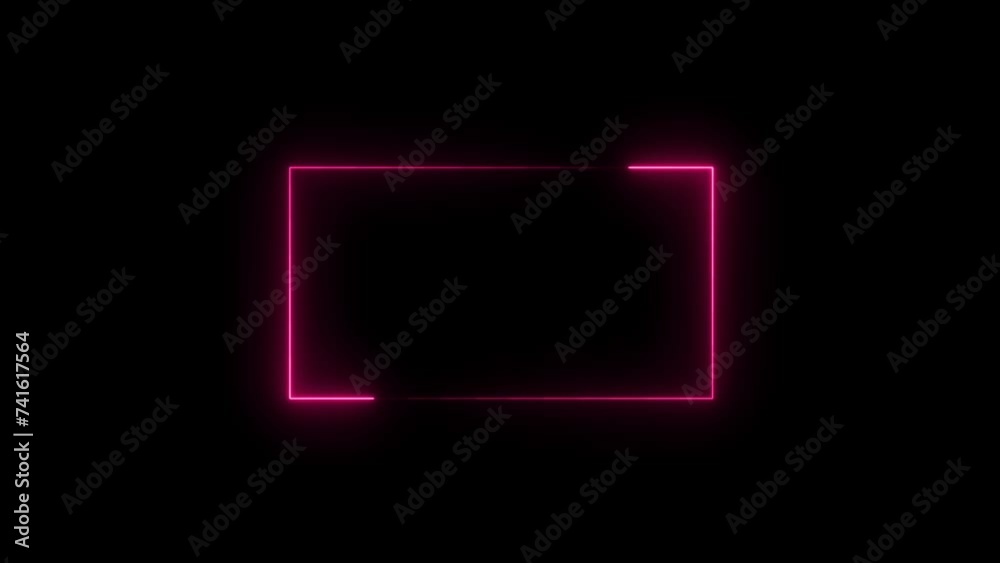 neon light shapes and icons neon light shapes and icons