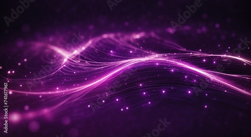 Purple particle line streak trail background, motion, fast speed