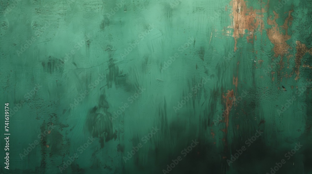 green texture, textured wall, golden details, abstract backdrop, artistic, vintage, grunge background