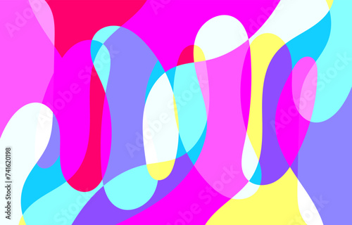 Wallpaper Mural Colorful Abstract background design, vector art Torontodigital.ca