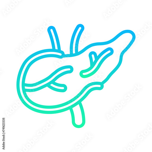 Pancreas Gradient Linear Style