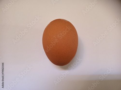 egg on a table