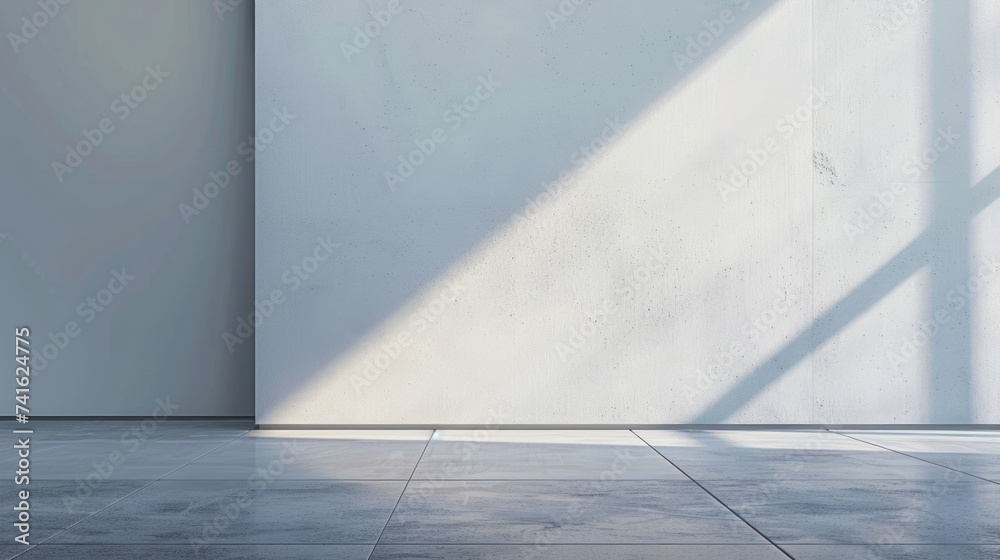 Modern Sleek Wall with Dramatic Shadow Play and Sunlight abstract background Modern Sleek Wall with Dramatic Shadow Play and Sunlight abstract background