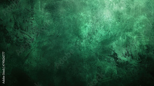 abstract Abstract Emerald Green Textured Wall Background with Subtle Lighting and Shadows