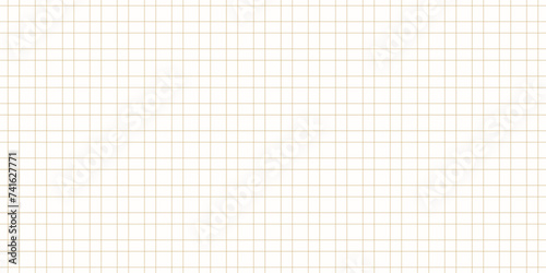Vector golden minimal square grid seamless pattern. Abstract gold and white geometric texture. Subtle background with thin lines, lattice, net, mesh, grill. Simple elegant minimalist repeat geo design