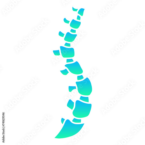 Spine Flat Gradient Style
