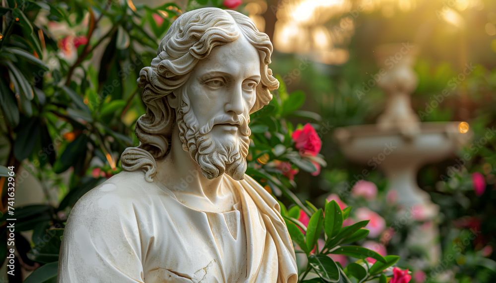 statue of jesus, home garden ornament