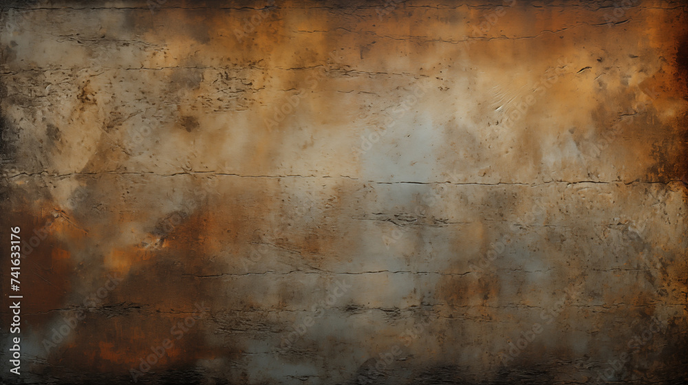 Old Rusty Background. The Texture is in the Grunge Style. Old Dirty Rusty Metal Surfaces. A Background With a Rough Texture. Disused Metal