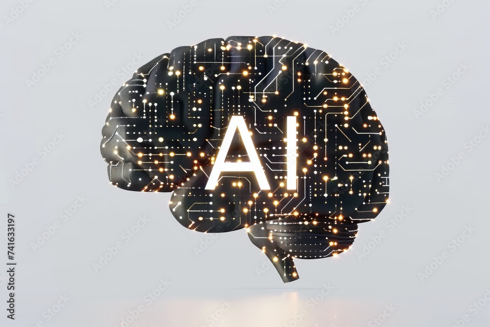 AI Brain Chip growth mindset. Artificial Intelligence fuzzy logic human document classification mind circuit board. Neuronal network audio decoding smart computer processor hie AI Brain Chip growth mindset. Artificial Intelligence fuzzy logic human document classification mind circuit board. Neuronal network audio decoding smart computer processor hie