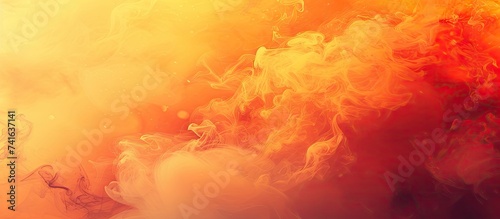 Dense White Smoke Rising from the Raging Wildfire. with copy space image. Place for adding text or design