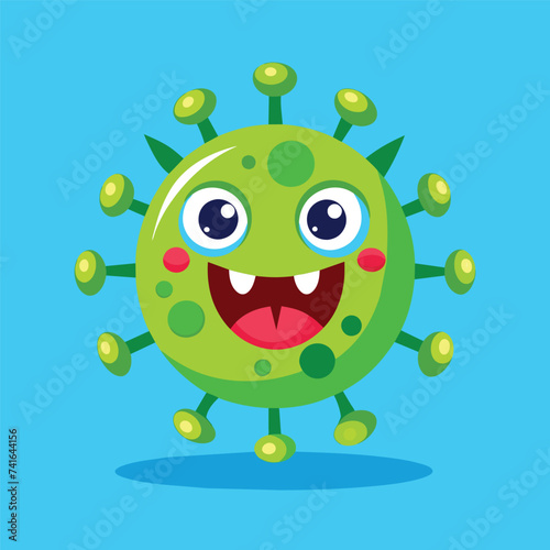Character monster virus Coronavirus
