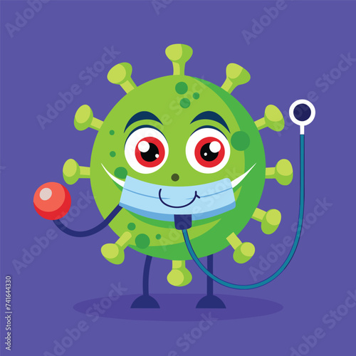 Character monster virus Coronavirus