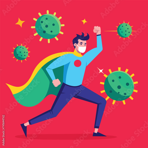 fighting the virus with a powerful immune