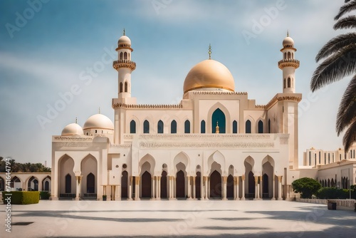 A beautiful islamic mosque for ramadan generated by AI