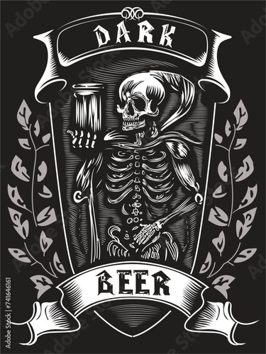 vintage beer label
