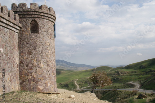 Kyzyl Fortress in the center of the Republic of Azerbaijan