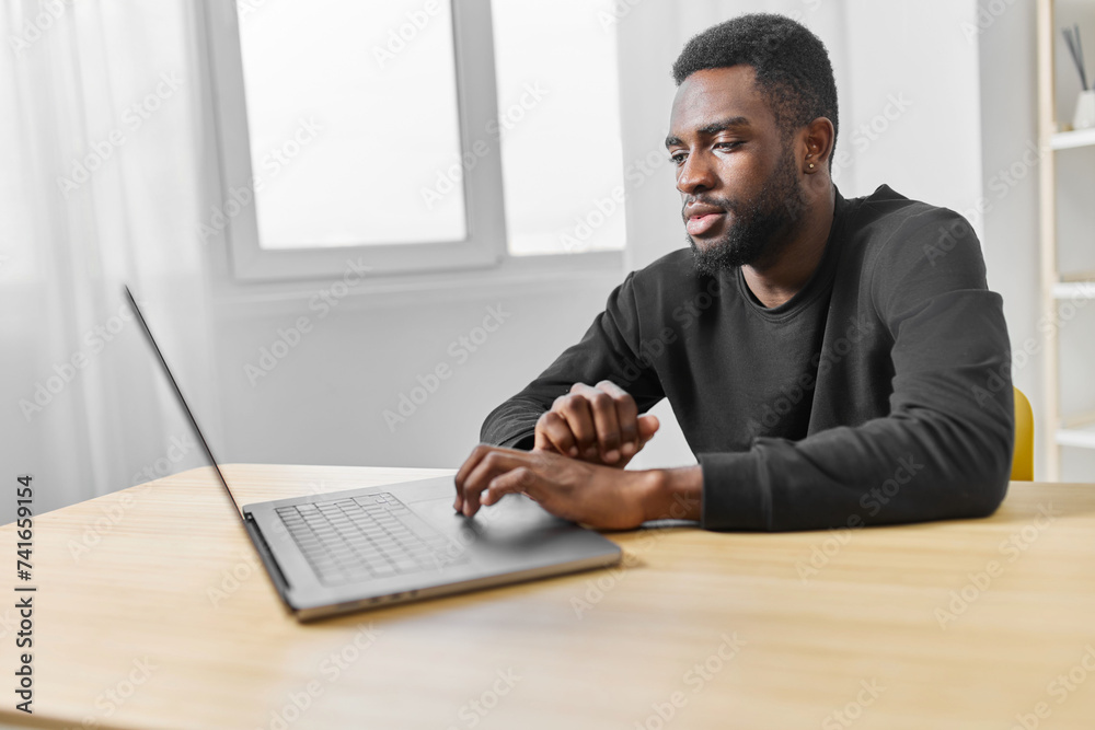 man space job african computer student copy american freelancer education office online laptop man space job african computer student copy american freelancer education office online laptop