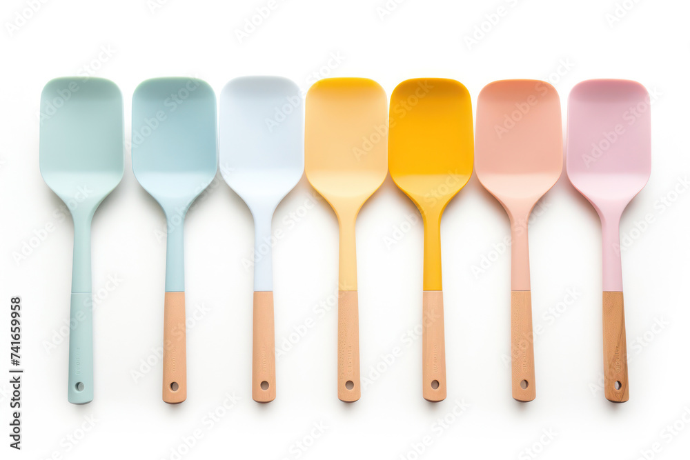 Baking Bliss: A Vibrant Set of Blue Plastic Kitchen Utensils, Perfect for Culinary Creations Baking Bliss: A Vibrant Set of Blue Plastic Kitchen Utensils, Perfect for Culinary Creations