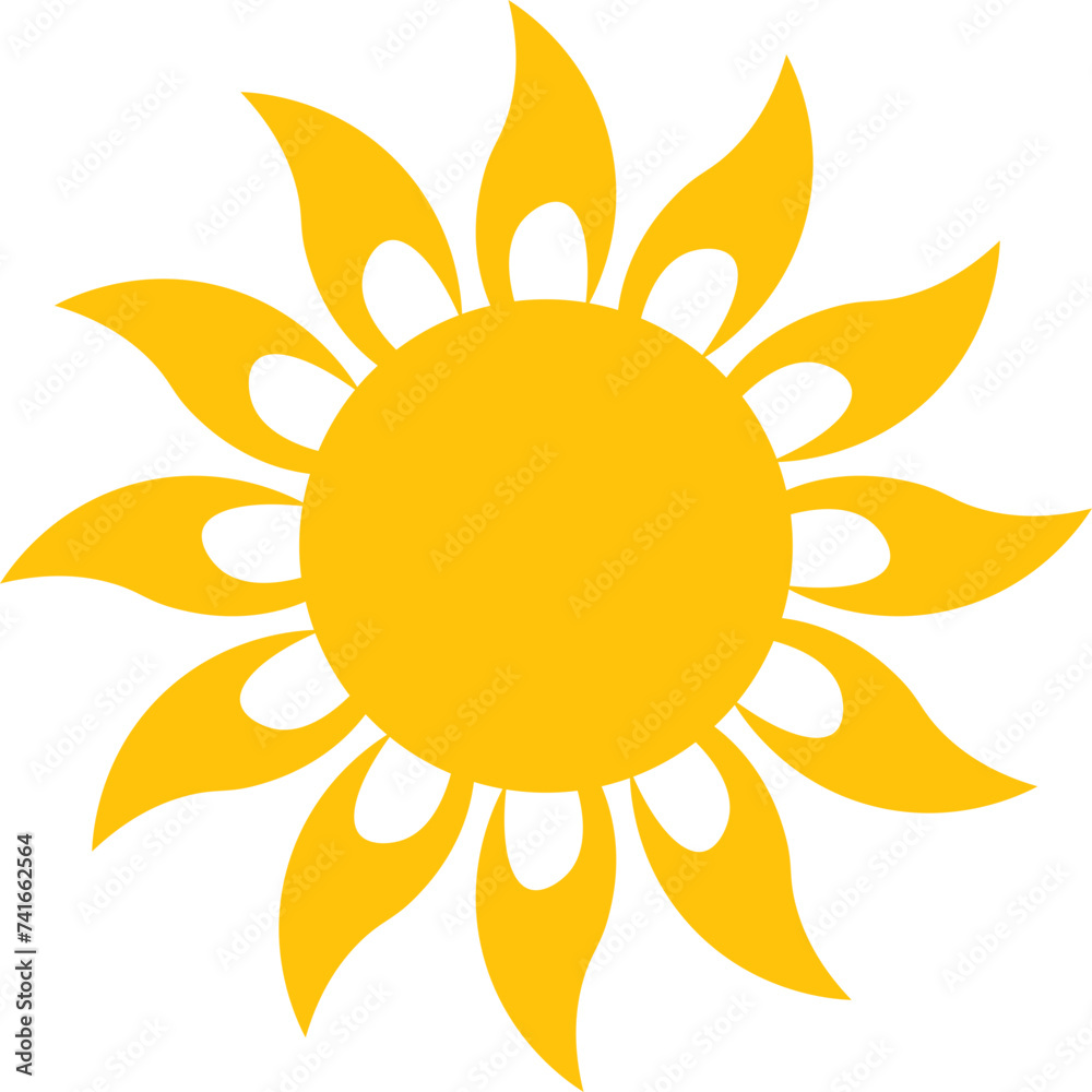 Cute Sun Cartoon Element Cute Sun Cartoon Element