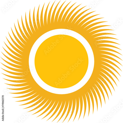 Cute Sun Cartoon Element