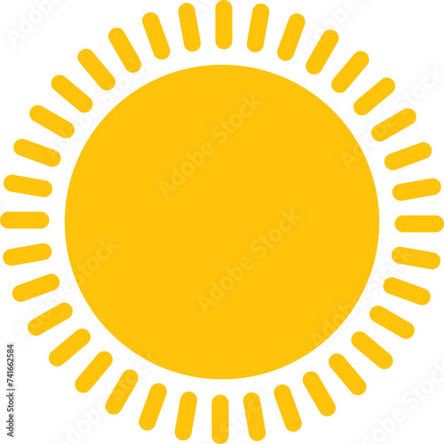 Cute Sun Cartoon Element
