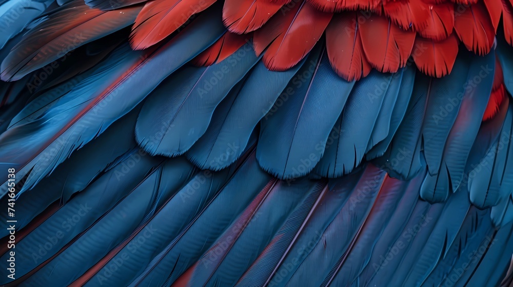 Obraz premium bird feathers background pattern, banner, wings background picture, seamless background