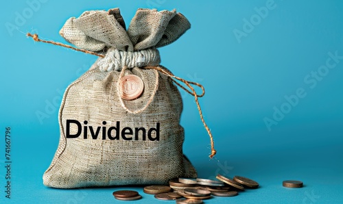 A sack of coins displays th...