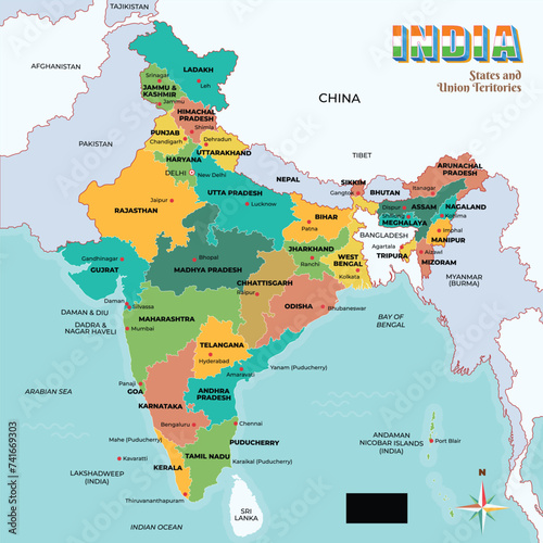 Map Of India