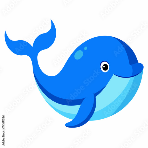 whale cartoon illustration